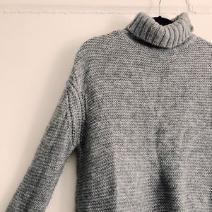 Cozy Zara Grey Knit Sweater